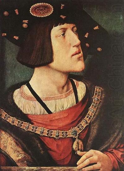 Portrait of Charles V, Bernaert Van Orley